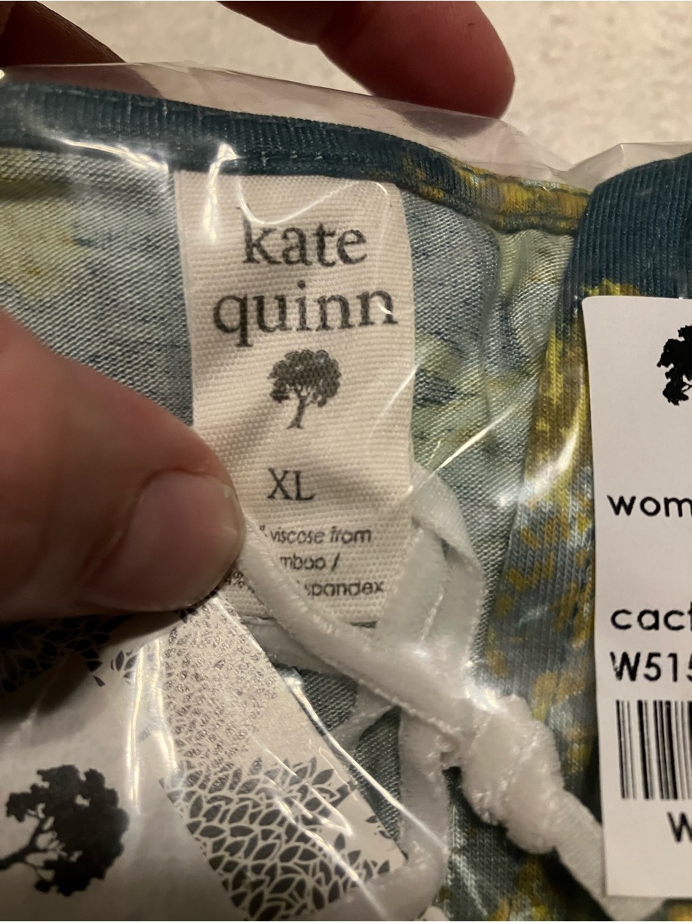 kate quinn Teal and Mustard Floral V-Neck Wrap Dress - Picture 4 of 4